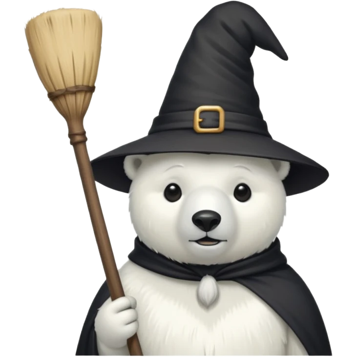 polarbear in role witch emoji