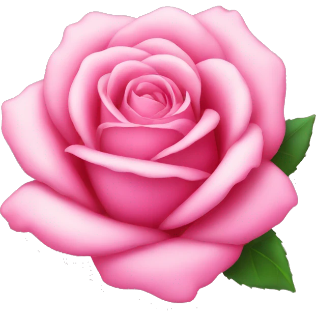 Pink rose  emoji