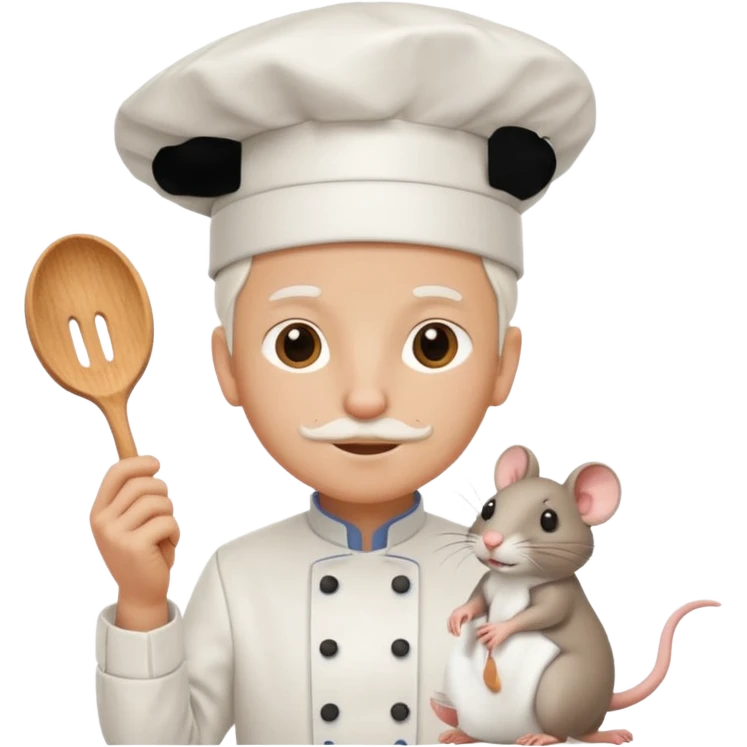 chef with rat emoji