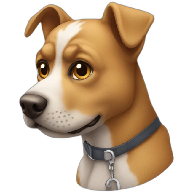 Chat tapant un chien emoji