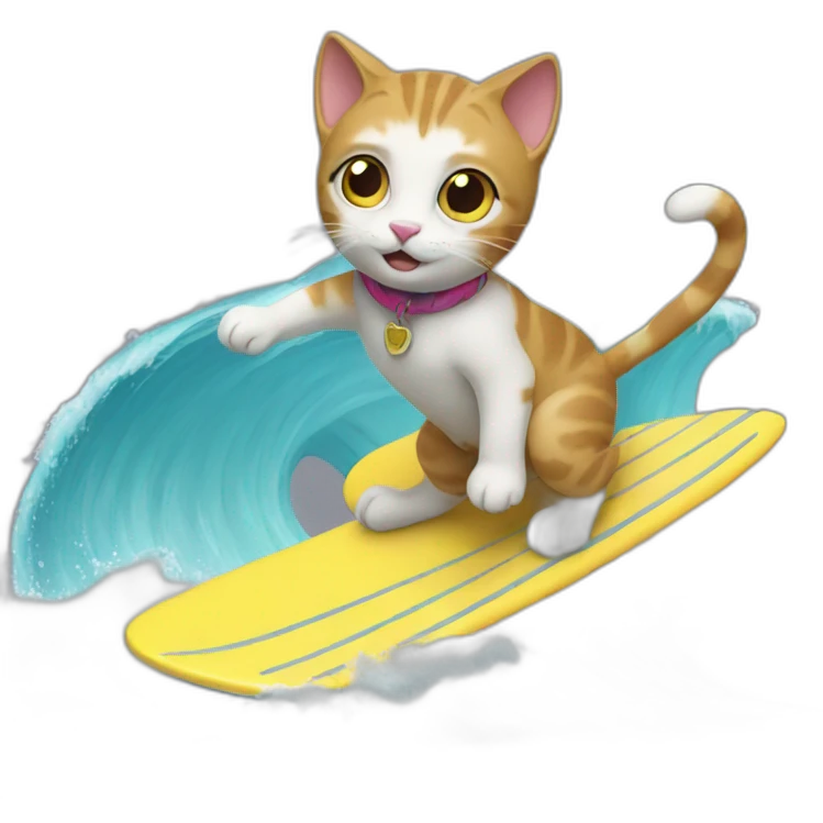 cat-surfing emoji