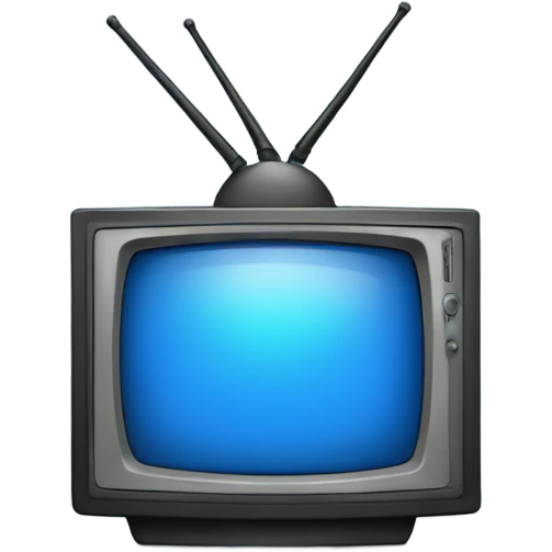  blue tv emoji