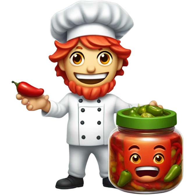 Spicy pickle guy emoji