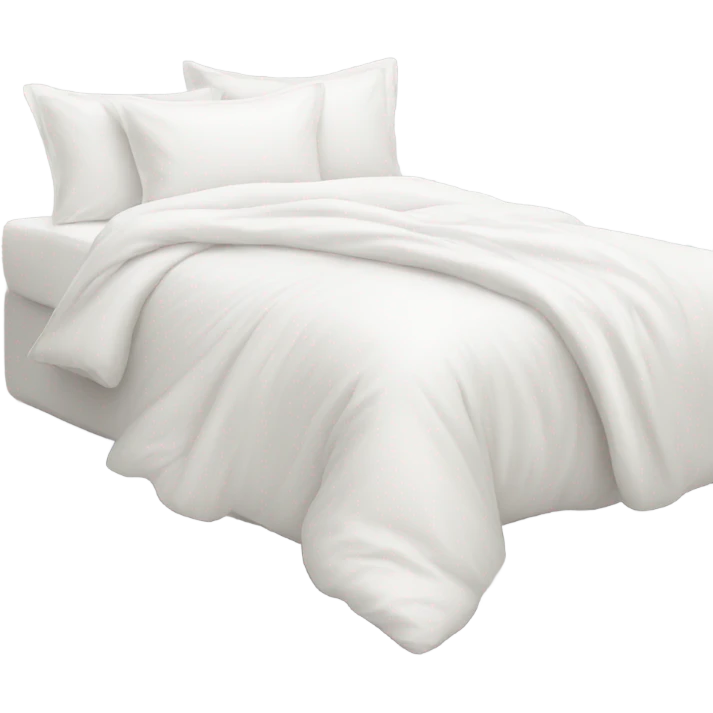 white bedding emoji