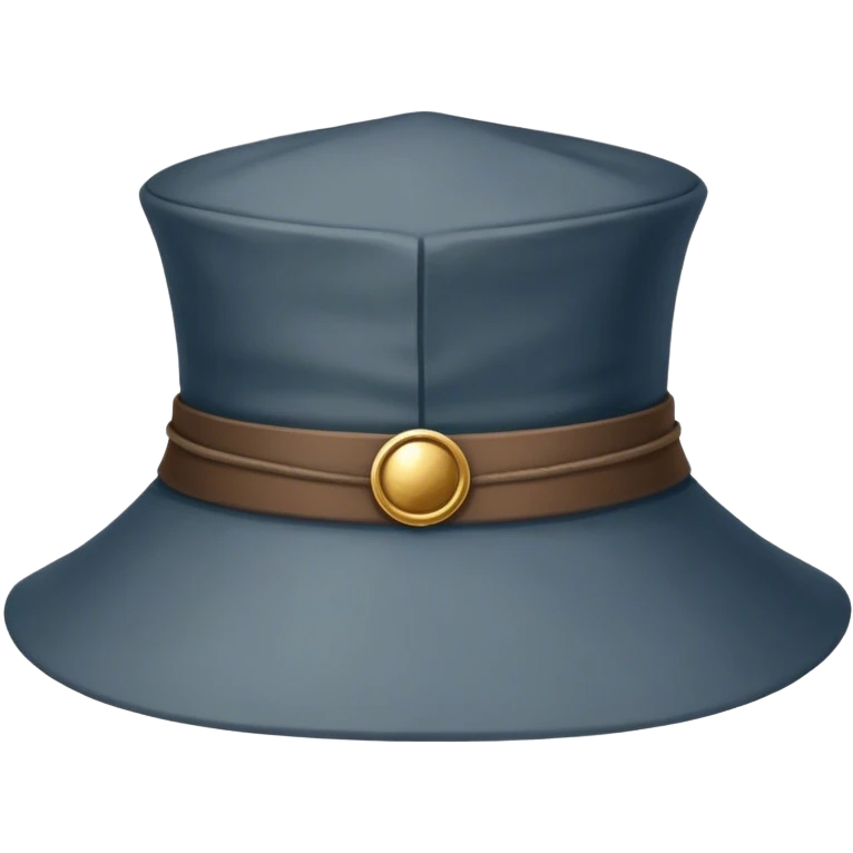 Medieval male craft guild hat with simple band emoji