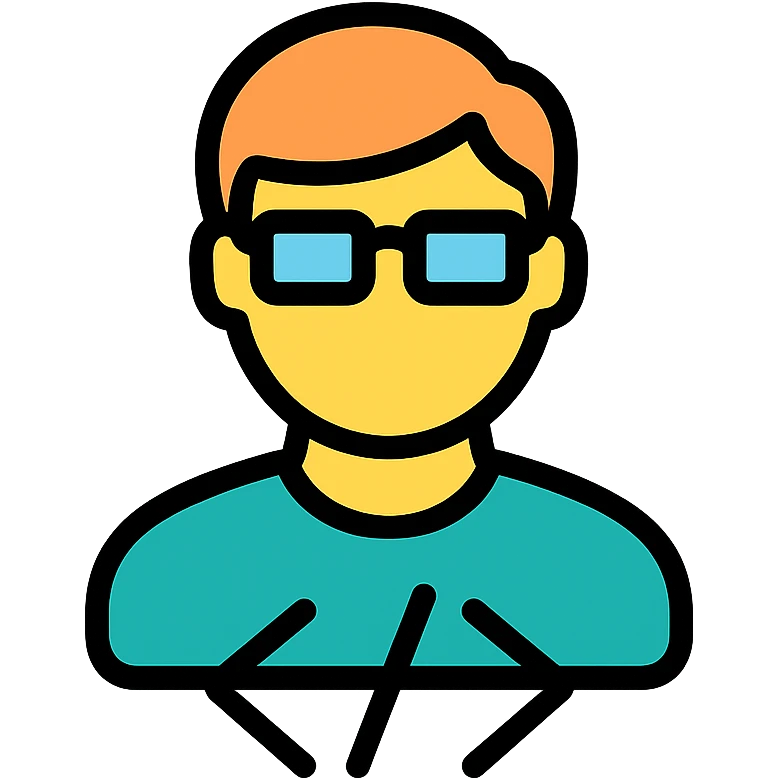 developer icon with code brackets, clean, modern, minimal, suitable for UI, no text emoji
