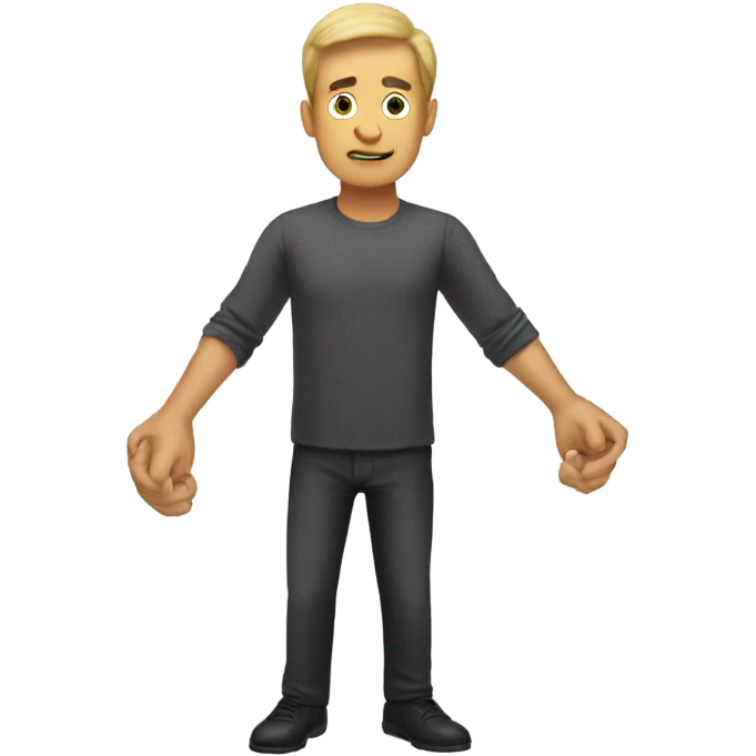 3 arms man emoji