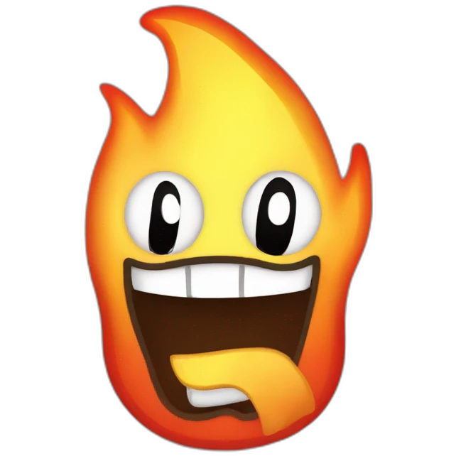 Firey from bfdi emoji