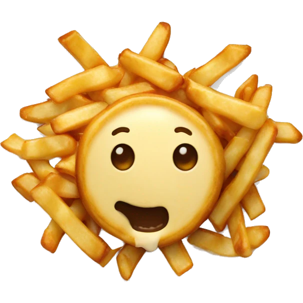 Poutine qui mange poutine emoji