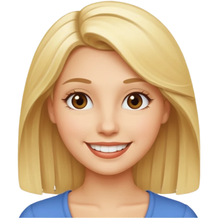 a beauty blonde woman emoji