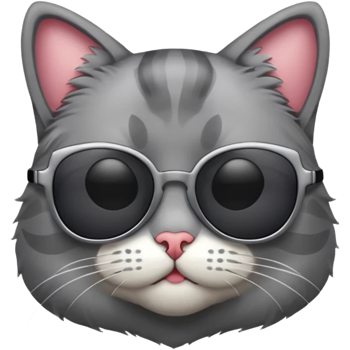 Cat wearing sunglasses emoji