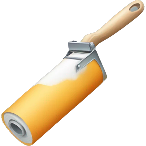 Paint roller emoji