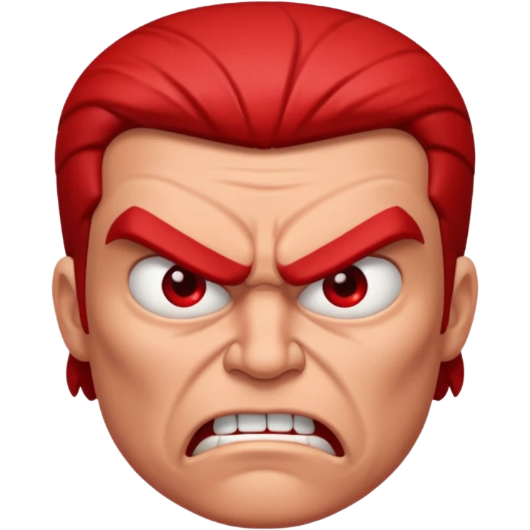 Angry face  emoji