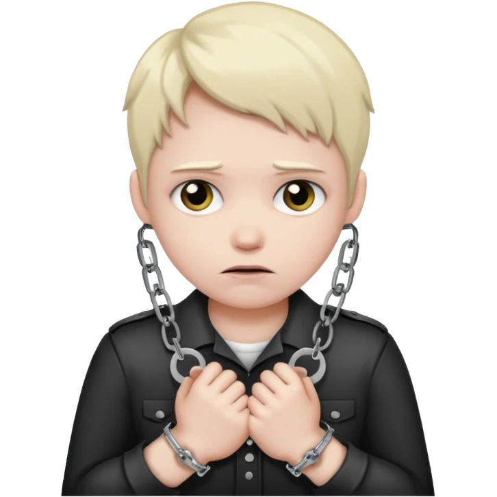 на рках наручники  emoji