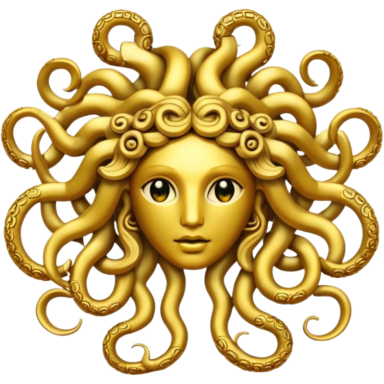 golden versace medusa emoji