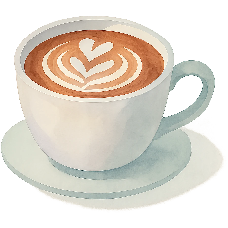 classic mocha, inviting and cozy emoji