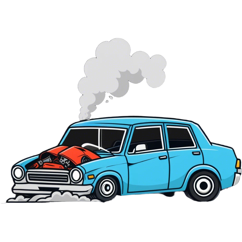 Car crash emoji
