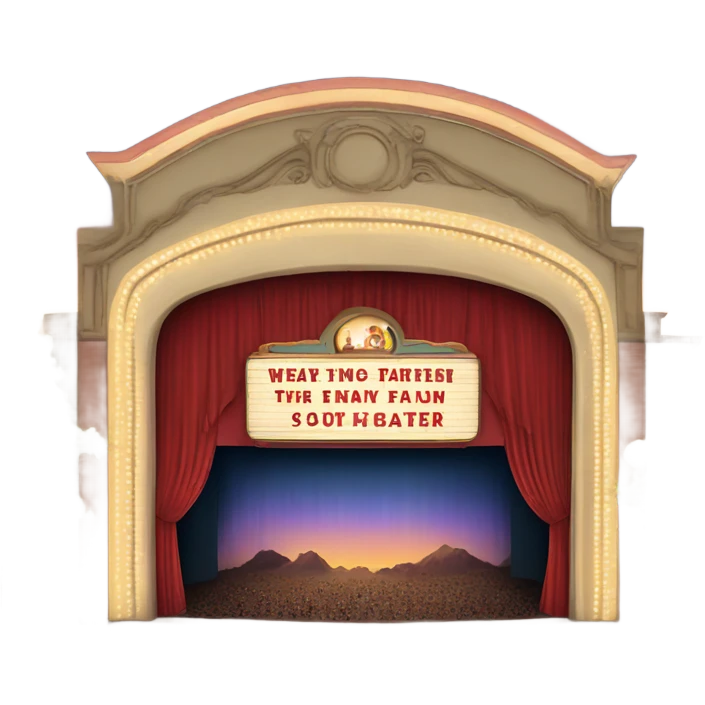 1950s Outdoor Movie theater emoji