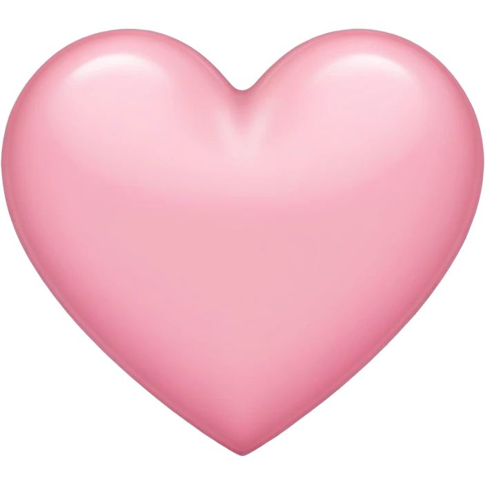 coração rosa claro emoji