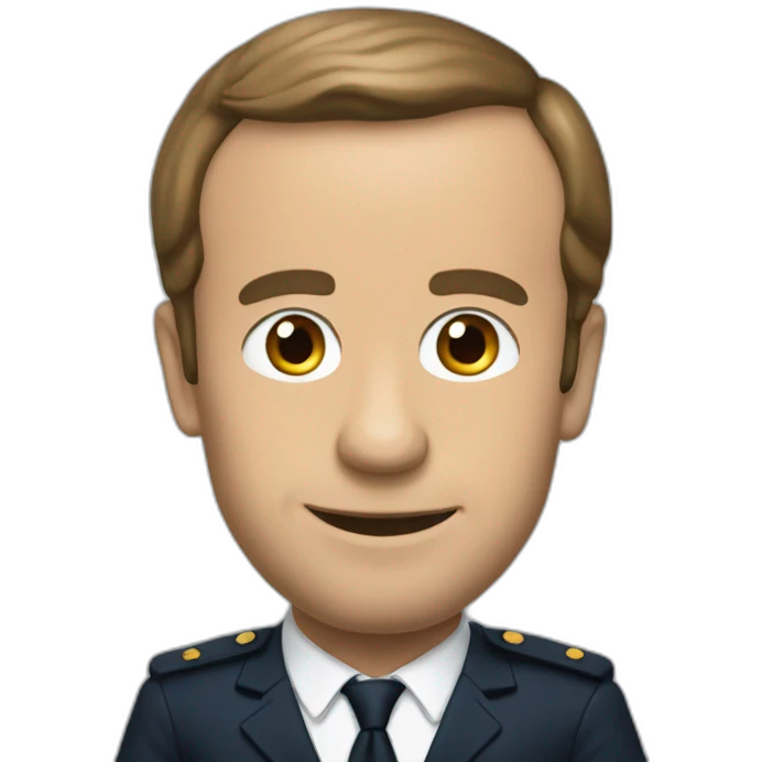Macron qui pète emoji