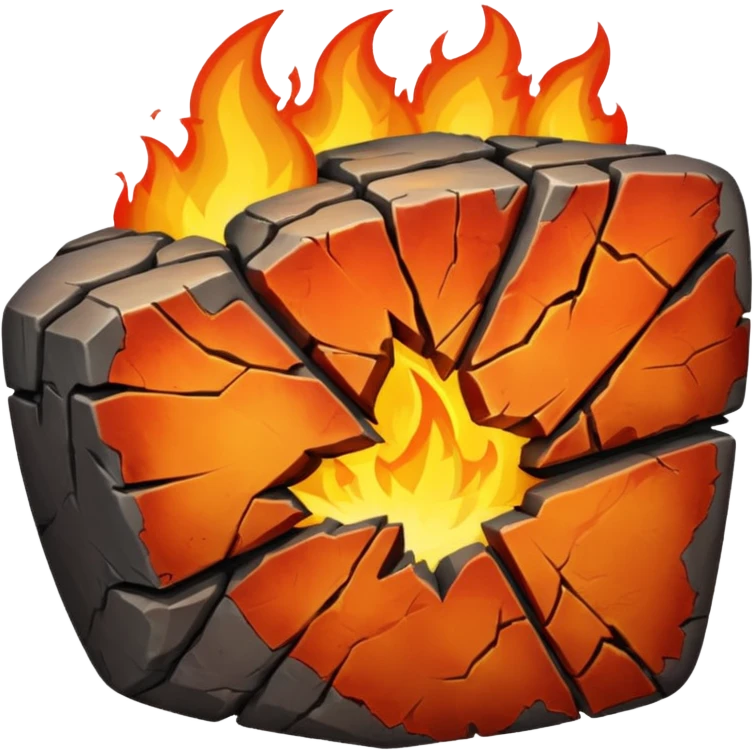 fire stone artefact emoji