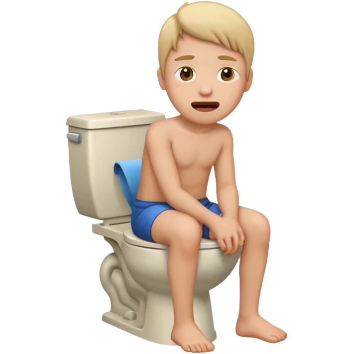 taking a really bad poop emoji