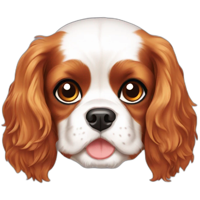 Cavalier King Charles spaniel emoji