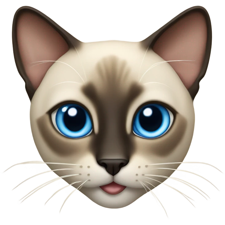 Siamese cat emoji