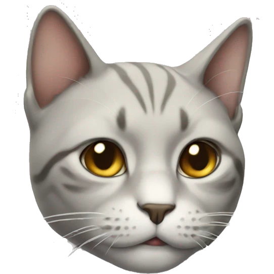 Cat with a cigarette emoji