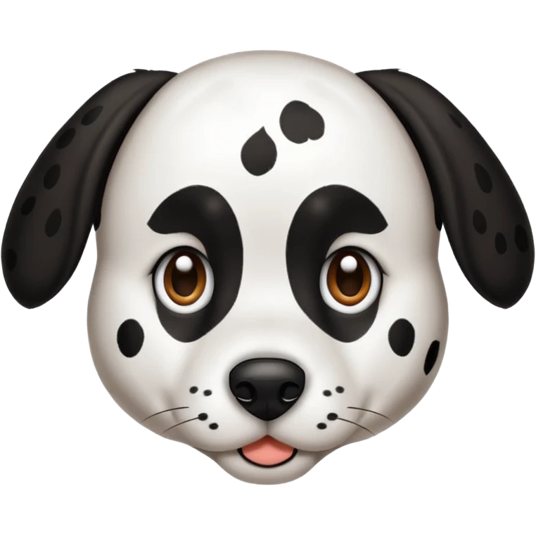 Faire une dalmatienne elegante, fine emoji
