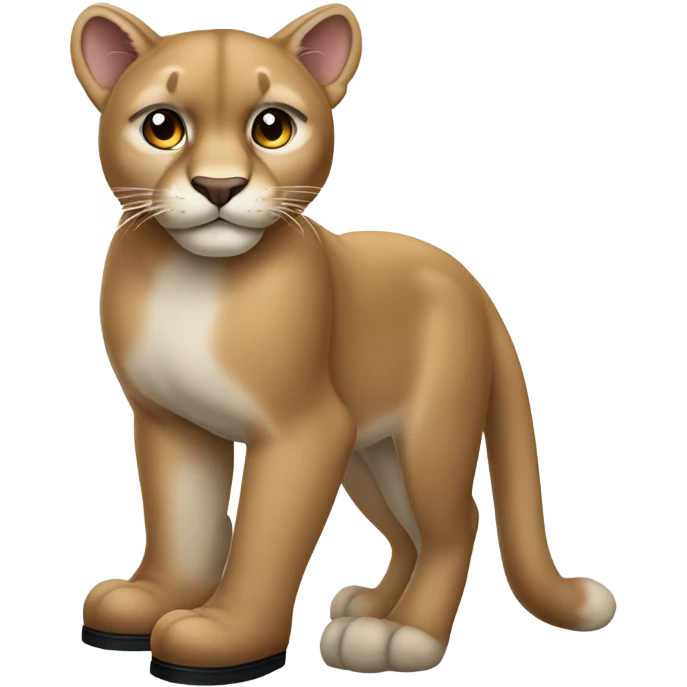 Cougar in boots  emoji