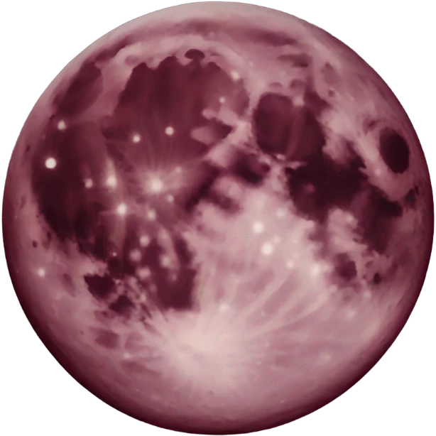 burgundy 🌕 emoji