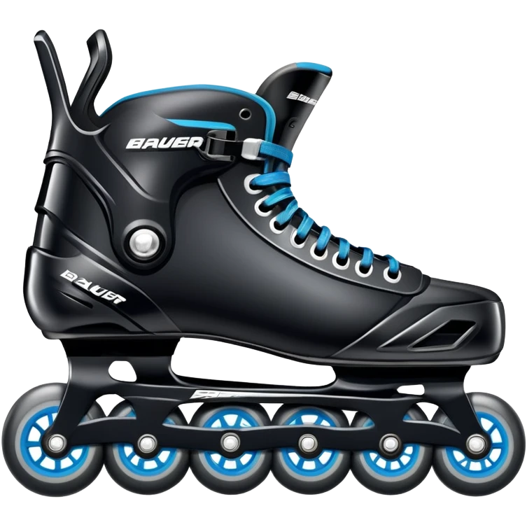 Bauer hockey rollerblades emoji