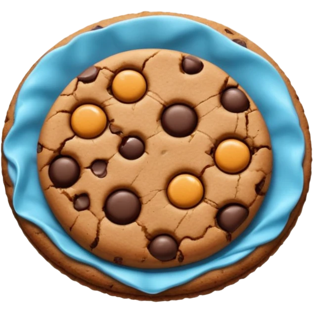 Chocolate cookie emoji