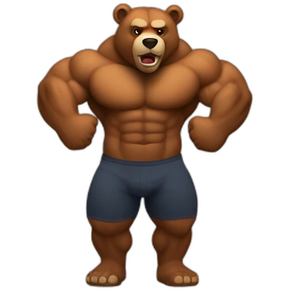 muscle bear emoji