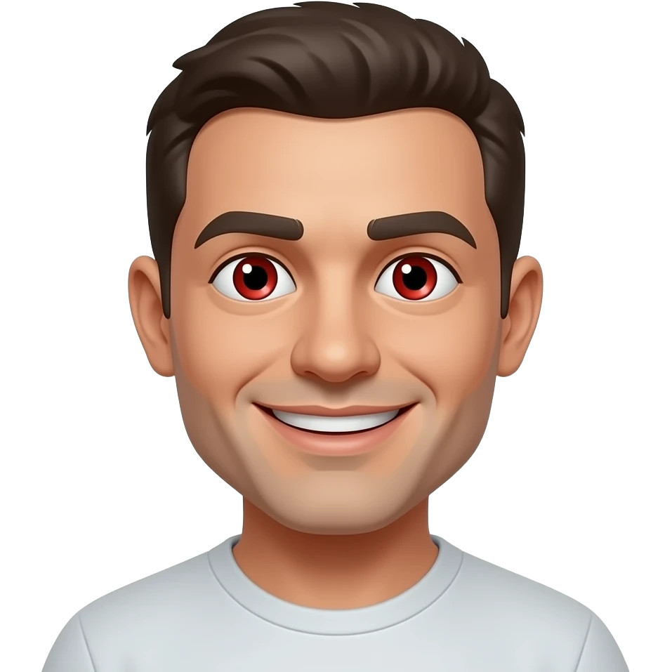 Creame un emoji como estos😮‍💨pero como marihuano con los ojos rojos y una sonrisa boba emoji