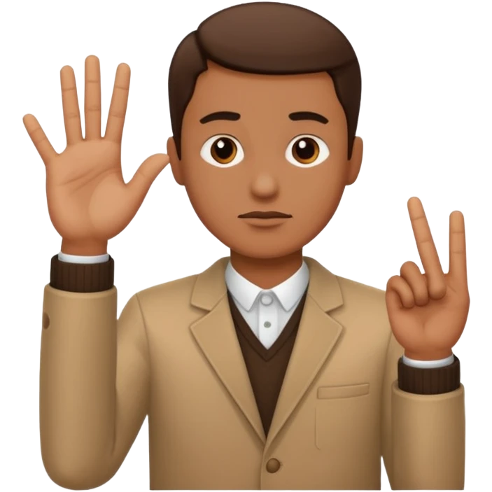 decision gesture Man no  emoji
