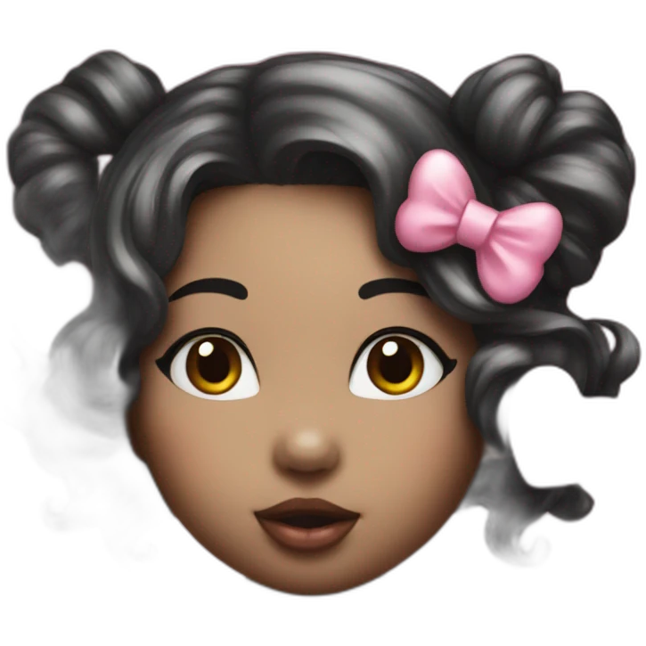 hello kitty who kiss emoji