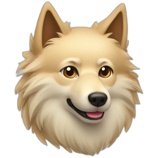 spitz loup emoji
