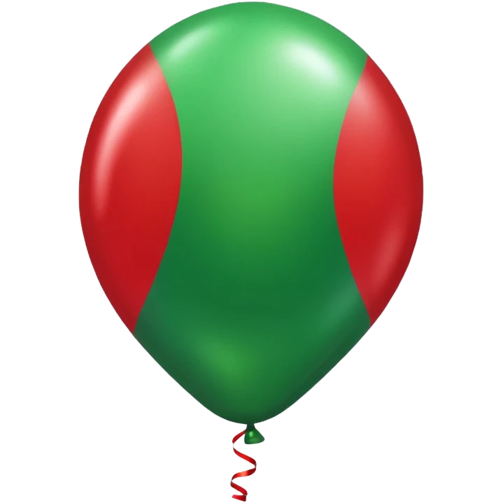 Christmas balloon emoji