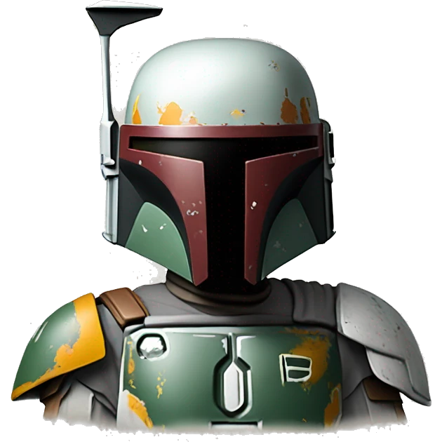 boba fett armor white emoji