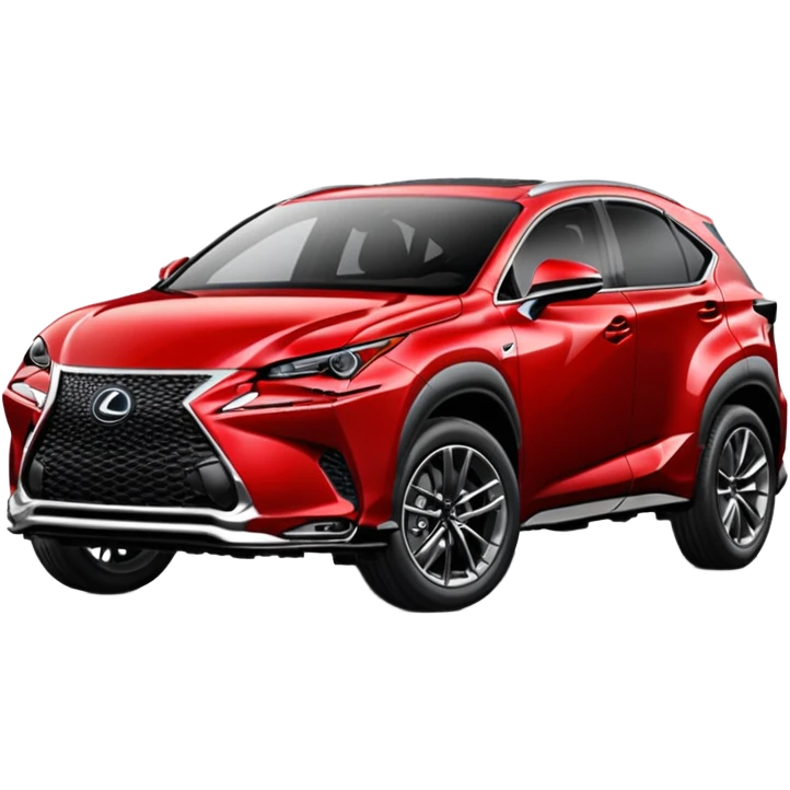 Red 2024 Lexus NX f-sport emoji