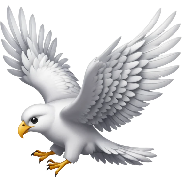 Double side white wing emoji