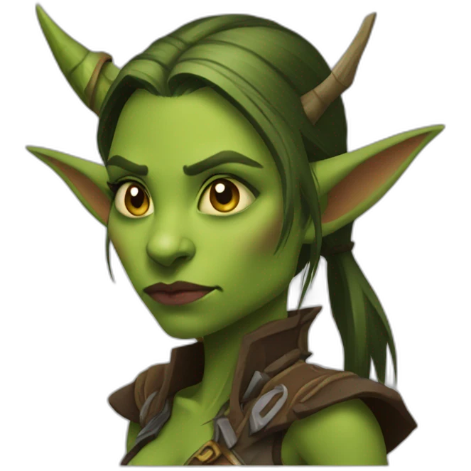 Warcraft-goblin-hunter-female-pointy-ears emoji