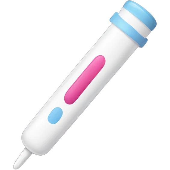 Pregnancy test emoji