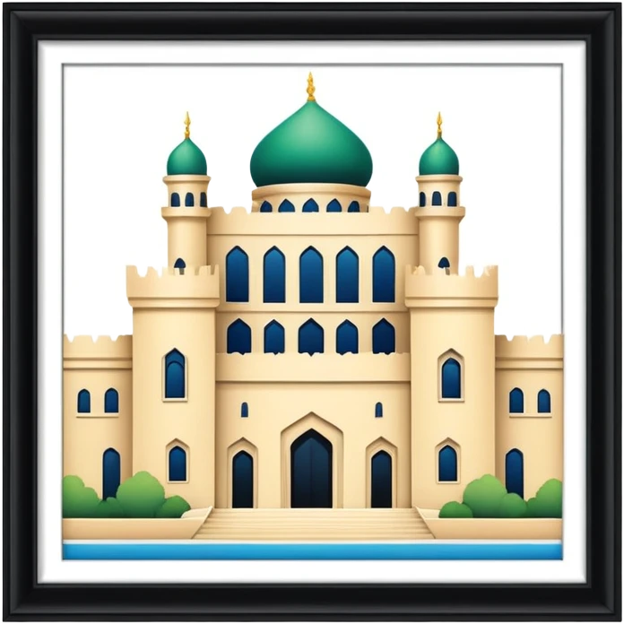 the prince's palace in Riyadh. emoji