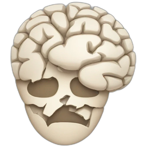 broken brain emoji