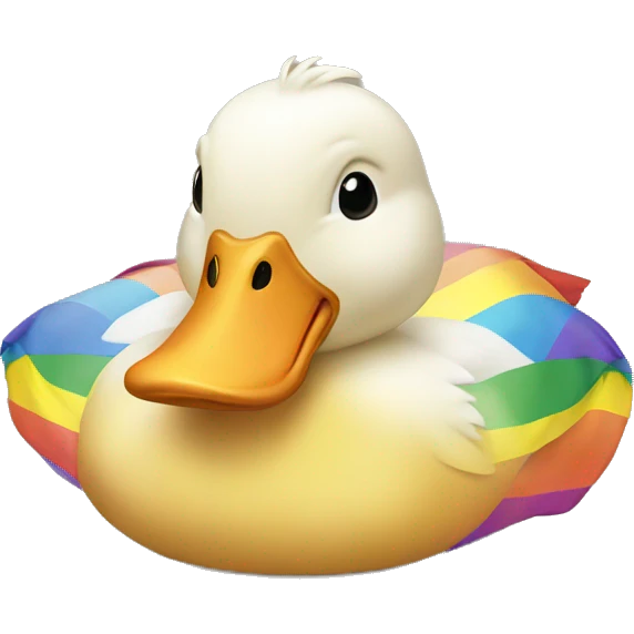 pride gay duckling emoji