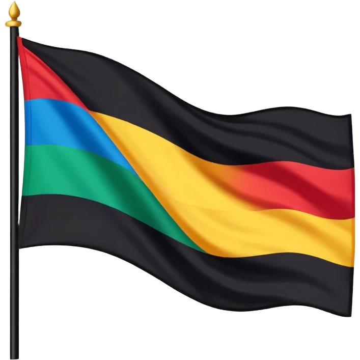 Black lives matter flag emoji