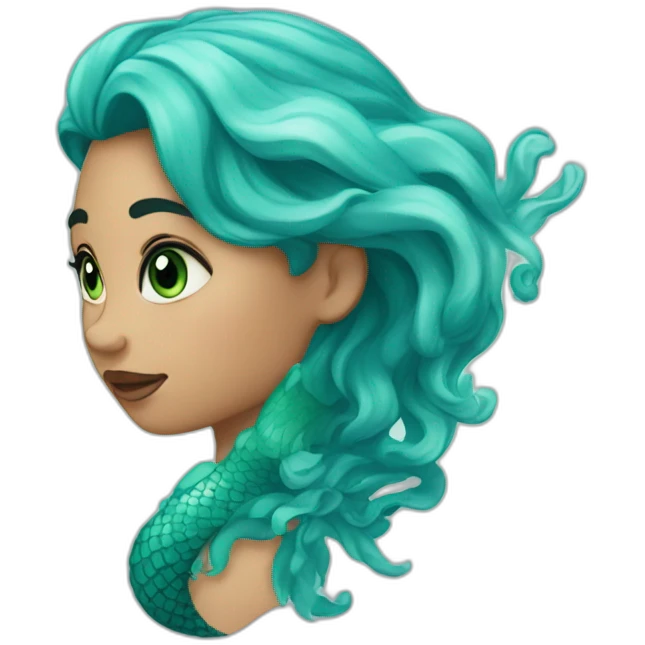 Coralie mermaid emoji
